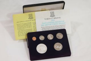 British Virgin Islands 1973 Coin Set With Coins B20 Cg45