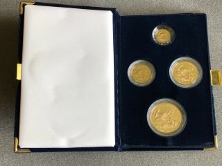 2002 American Eagle Gold Bullion Four Coin Proof Set 2