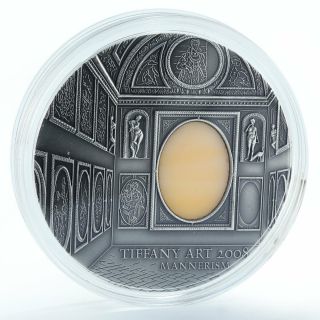 Palau 10 Dollars Tiffany Art Mannerism Silver Coin 2008