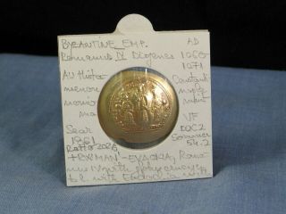 Ancient Byzantine Coin 1081 Romanus Iv Histamenon Gold Constantinople Vf