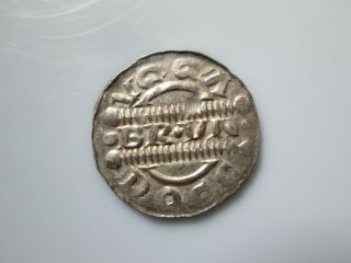 Netherlands 11 century silver denar,  Dokkum gf.  Bruno III 1050 - 57 Dbg.  499 2