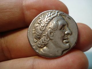 Ancient Greece Silver Tetradrachm Ptolemy 1st Ob.  Ptolomy R.  Eagle 14.  79 Gr