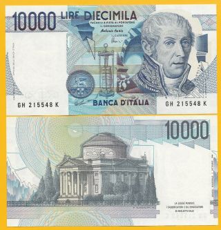 Italy 10000 (10,  000) Lire P - 112d 1984 Unc Banknote