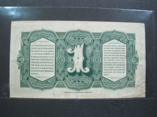 NETHERLANDS INDIES 1 GULDEN 1943 P111 INDONESIA 46 CURRENCY BANKNOTE MONEY 2