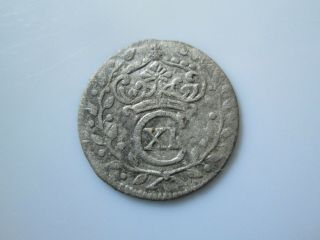 Sweden Medieval Silver Coin,  Karl Xi 1 öre 1668 Stockholm