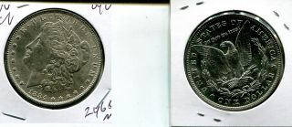 1884 O Morgan Silver Dollar Bu Cl 2465m