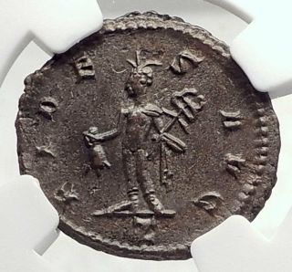 Claudius Ii Gothicus Authentic Ancient 268ad Roman Coin Mercury Ngc I73297