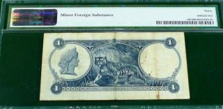 Straits Settlements King George Banknote 1935 $1 Pmg 30 Very Fine