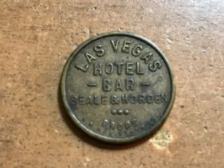 Las Vegas (nv) Hotel - Bar - Good For 12 - 1/2c In Trade Token