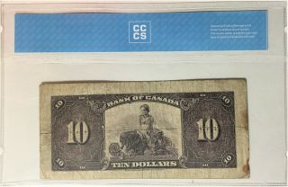 1935 Bank of Canada $10 BC - 7 