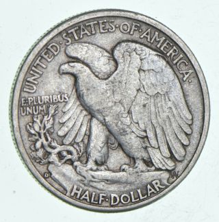 XF,  1941 - D Walking Liberty 90 Silver US Half Dollar - COIN 993 2
