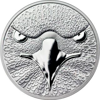 Sol Noctis 2014 0,  01 Btc Binary Eagle Proof Silver Coin