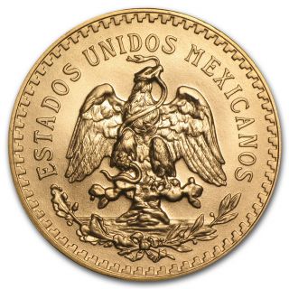 1947 Mexico Gold 50 Pesos BU - SKU 42455 2