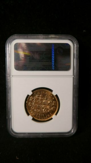 1913 CANADA $10 TEN DOLLAR GOLD COIN GRADED NGC MS64 BANK OF CANADA HOARD 2