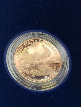 1988 American Gold Eagle $25 Proof 1/2 Oz 2