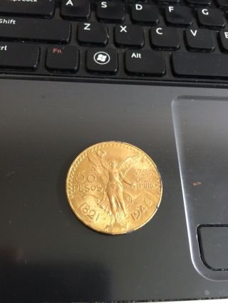50 Pesos Gold 1946 37.  5 Grams