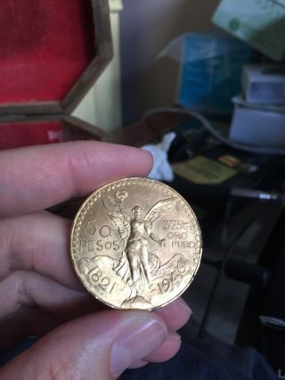 50 Pesos Gold 1946 37.  5 Grams 3