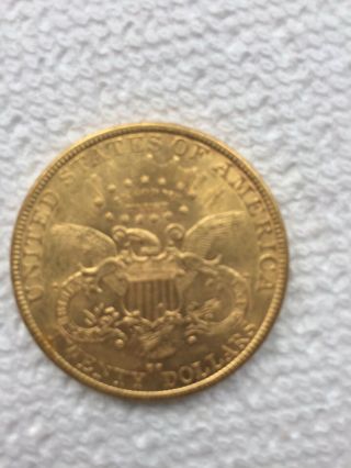 1880cc $20 Liberty Head Gold Coin
