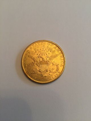 1880cc $20 Liberty Head Gold Coin 3