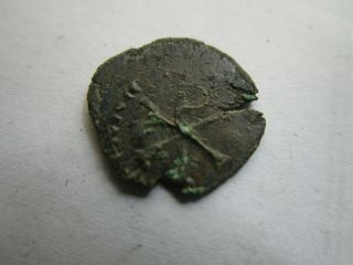 Merovingians,  Childebert I.  (511 - 588).  Ae4 Coin.  El/deber/tir
