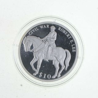 World Coin - 2000 Liberia 10 Dollars - 11.  6 Grams 494