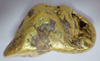 Gold Nugget Alaskan 96.  4 Grams Natural Placer 3.  1 T.  Oz Slate Creek High Purity