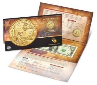 Native American $1 Coin & Currency Set 2019