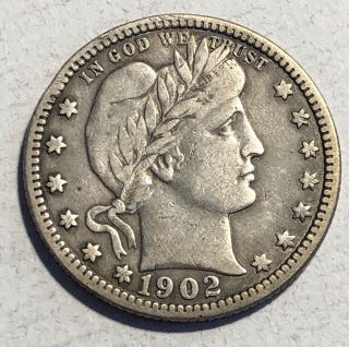 1902 - O Barber 25c Quarter