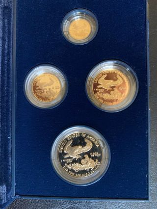 1992 American Gold Eagle Proof Four - Coin Set
