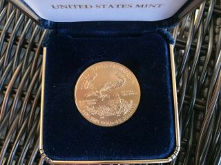 2014 - $50 1oz Bu Gold American Eagle In Us