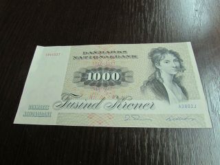 Denmark 1000 Kronen Vf/xf