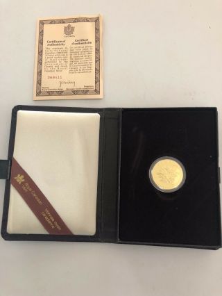 1986 Canada 1/2 Oz Gold $100 Proof - Canadian Royal