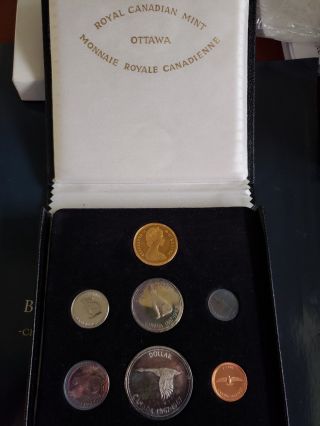 Royal Canadian 1867 - 1967 Centennial Set 7 Coin Set With $20 Gold Piece