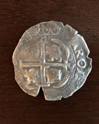 1680 8 Reales Port Royal Sunken City Silver Coin Pirate Treasure Not Shipwreck