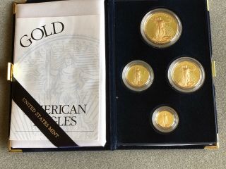 2003 American Eagle Gold Bullion Four Coin Proof Set