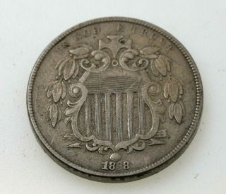 1868 Us Shield Nickel Estate Coin