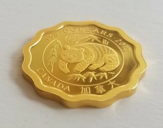 Canada 2012 Blessings Of Good Fortune Giant Panda $150 Pure Gold Coin Proof