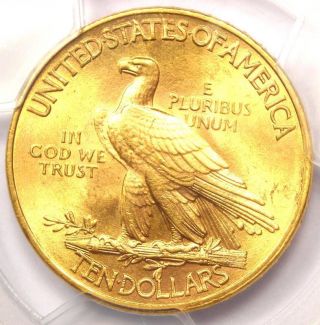 1911 Indian Gold Eagle ($10 Coin) - PCGS MS64,  PQ Plus Grade - $2,  500 Value 4