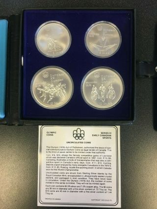 1976 Canadian Olympic Coin Complete Set 4