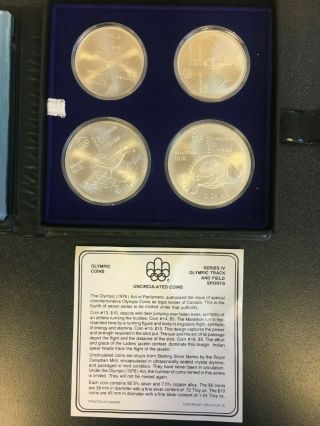 1976 Canadian Olympic Coin Complete Set 5