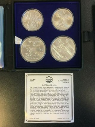 1976 Canadian Olympic Coin Complete Set 6