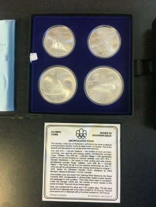 1976 Canadian Olympic Coin Complete Set 8