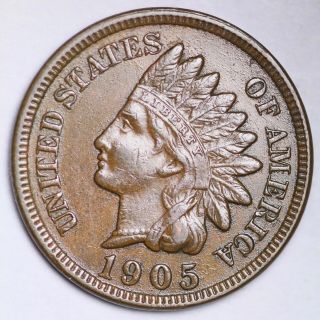Au Full Liberty Diamonds 1905 Indian Head Cent Penny