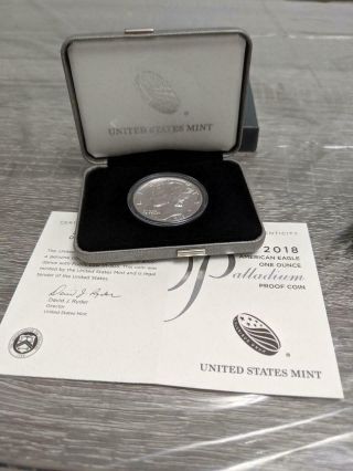 American Eagle 2018 One Ounce Palladium Proof Coin - 18ek - Ready To Ship