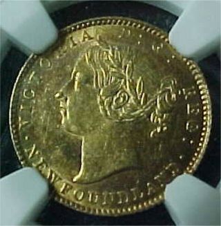 Newfoundland $2 Gold,  1888,  NGC MS61 3