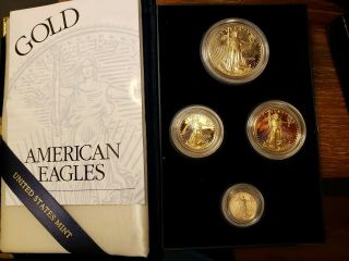 1999 American Gold Eagle Proof Four - Coin Set