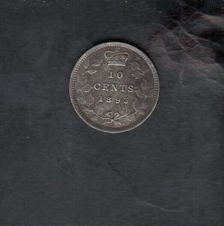 1893 F3 Canada Nickel 10 Cents