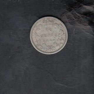 1889 Canada Nickel 10 Cents
