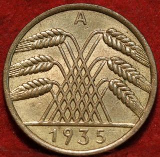 Uncirculated 1935 - A Germany 10 Pfennig Foreign Coin