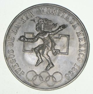 Silver - World Coin - 1968 Mexico 25 Pesos - World Silver Coin - 22.  5g 754